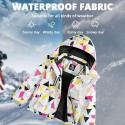Waterproof Ski Snow Jacket Fleece Raincoat Colorful Winter Coat