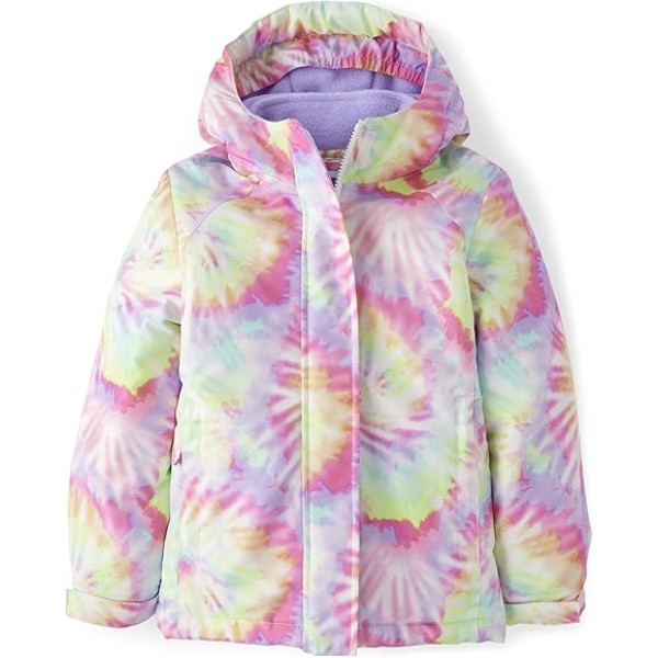 The Children's Place Girls' Heavy 3 in 1 Winter Jacket, Wind Water-Resistant Shell, Fleece Inner