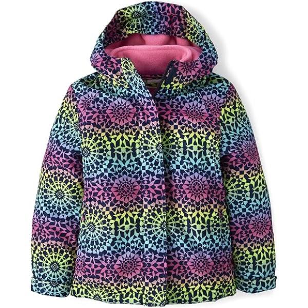 The Children's Place Girls' Heavy 3 in 1 Winter Jacket, Wind Water-Resistant Shell