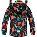 Boys Girls Rain Jackets Lightweight Waterproof Hooded Raincoats
