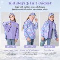 Boys Girls 3 in 1 Jacket 