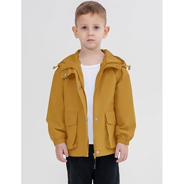 Jacket Windbreaker Lined Raincoat