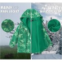 Rain Jacket Windbreaker Lined Raincoat Waterproof Hooded Lightweight Rain Coats With Pockets