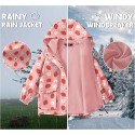  Rain Jacket Windbreaker Lined Raincoat Waterproof