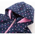 Boys Girls Rain Jackets Lightweight Waterproof Hooded Raincoats