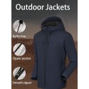 Anti-Static Fleece Lined Hooded Softshell Jacket