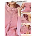 hin Polar Fleece Hooded Jacket Warm