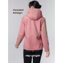 hin Polar Fleece Hooded Jacket Warm