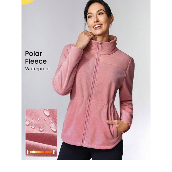 hin Polar Fleece Hooded Jacket Warm