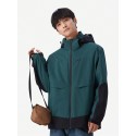 Men's Jacket Padded Warm Waterproof Outdoor Hiking 3-In-1 Jacket Fall And Winter Lightweight And Soft