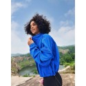 High Neck Adjustable Water Resistant Outdoor Sports City Commute Short Jacket 