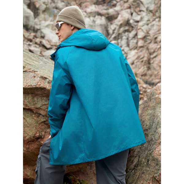 Men's Zipper Front Outdoor Fleece Jacket Hiking Clothes