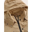Outdoor Water Resistant Hooded Long Work Jacket