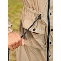 Outdoor Water Resistant Hooded Long Work Jacket