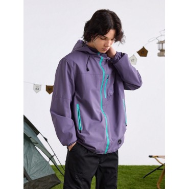  Men's Hooded Drawst...