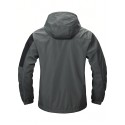 Men's Hooded Jacket With Flap Pockets