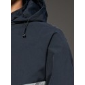 Men's Casual Hooded Colorblock Jacket