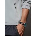 Men's Casual Hooded Colorblock Jacket