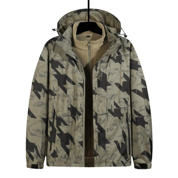 Men's Camouflage 3-In-1 Jacket Set