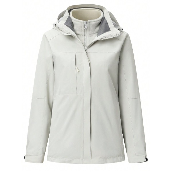 Women's 3-In-1 Softshell Jacket - Fleece Lined, Windproof