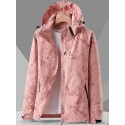 Women's Lightweight Windproof & Waterproof Sports Drawstring Hooded Softshell Jacket