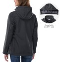 Women's Softshell Jacket with Removable Hood