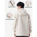 Men's Jacket Padded Warm Waterproof Outdoor Hiking 3-In-1 Jacket