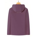 Women's Fleece Lined Hooded Jacket, Casual Style, Suitable For Outdoor Activities, Hiking, Cycling