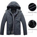 Outdoor Men's Waterproof Raincoat Windbreaker Lightweight Rain Jacket 