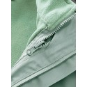 Men's Jackets Removable Hooded Raincoat With Fleece Jackets Snow Coat Warm Waterproof Mountain Windbreaker