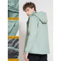 Men's Jackets Removable Hooded Raincoat With Fleece Jackets Snow Coat Warm Waterproof Mountain Windbreaker